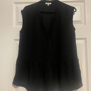 Mad Studio black sleeveless top